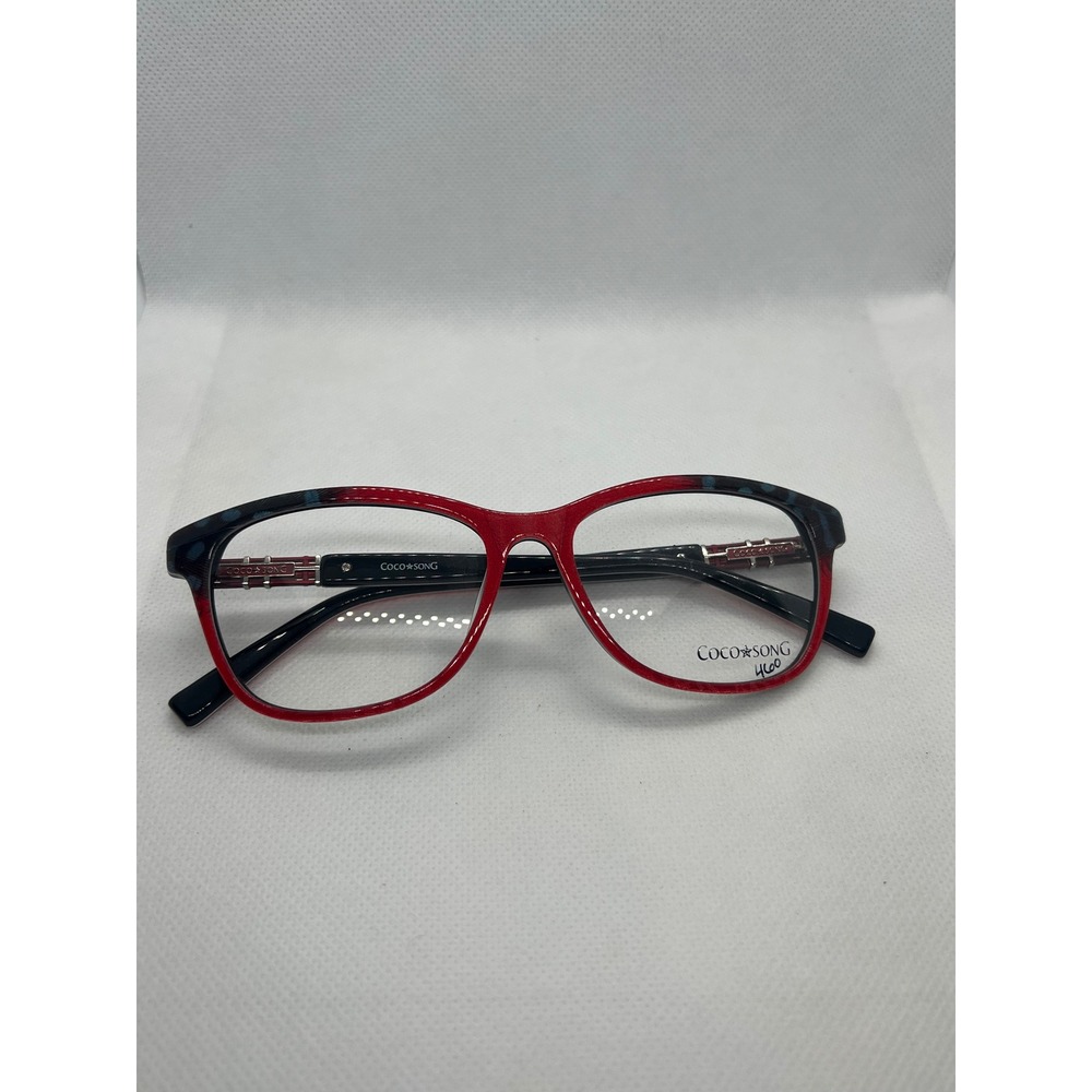 Coco Song Something New Red Black Eyeglass Frames CV208 54-16-140 Designer